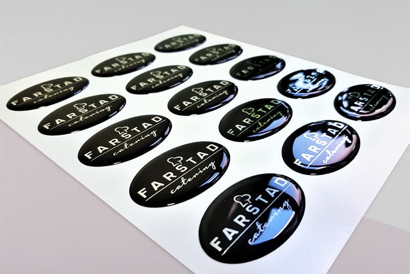 Наклейки с логотипом